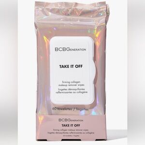 BCBGeneration Take It Off Firming Collagen Makeup Remover Wipes 60 Count New